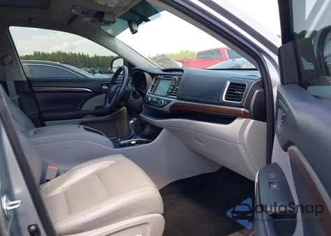 2014 Toyota Highlander Limited V6 z USA, uszkodzony, nr VIN 5TDYKRFH5ES012082